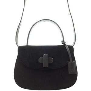 Gucci Felt Turnlock Handbag